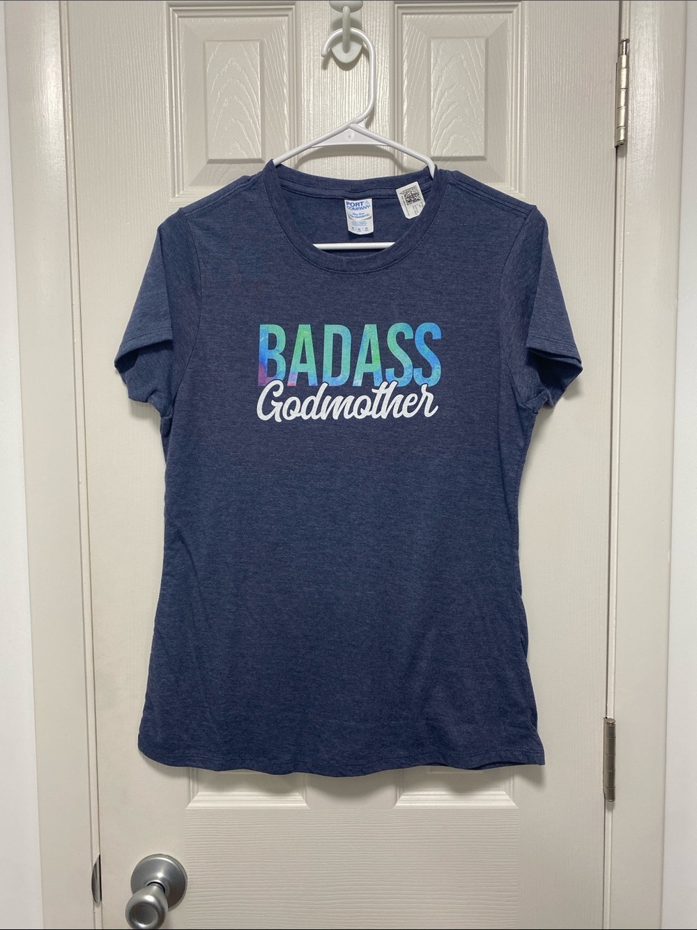 Badass Godmother Navy Graphic Tee